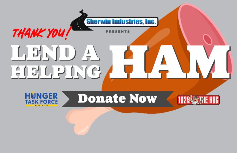 Hog From Send Help Lend a Helping Ham - 102.9 THE HOG