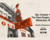 Event poster for Rise Against and Alkaline Trio tour at The Rave/Eagles Club, Milwaukee, WI on Sat, Oct 10 — tickets at therave.com