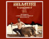 Poster for BilMuri show: shirtless man holding a sword beside a large boar on a red background with Milwaukee date details posterized text nearby.